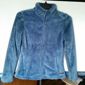 Lightweight Alpine Butter Pile light blue jacket